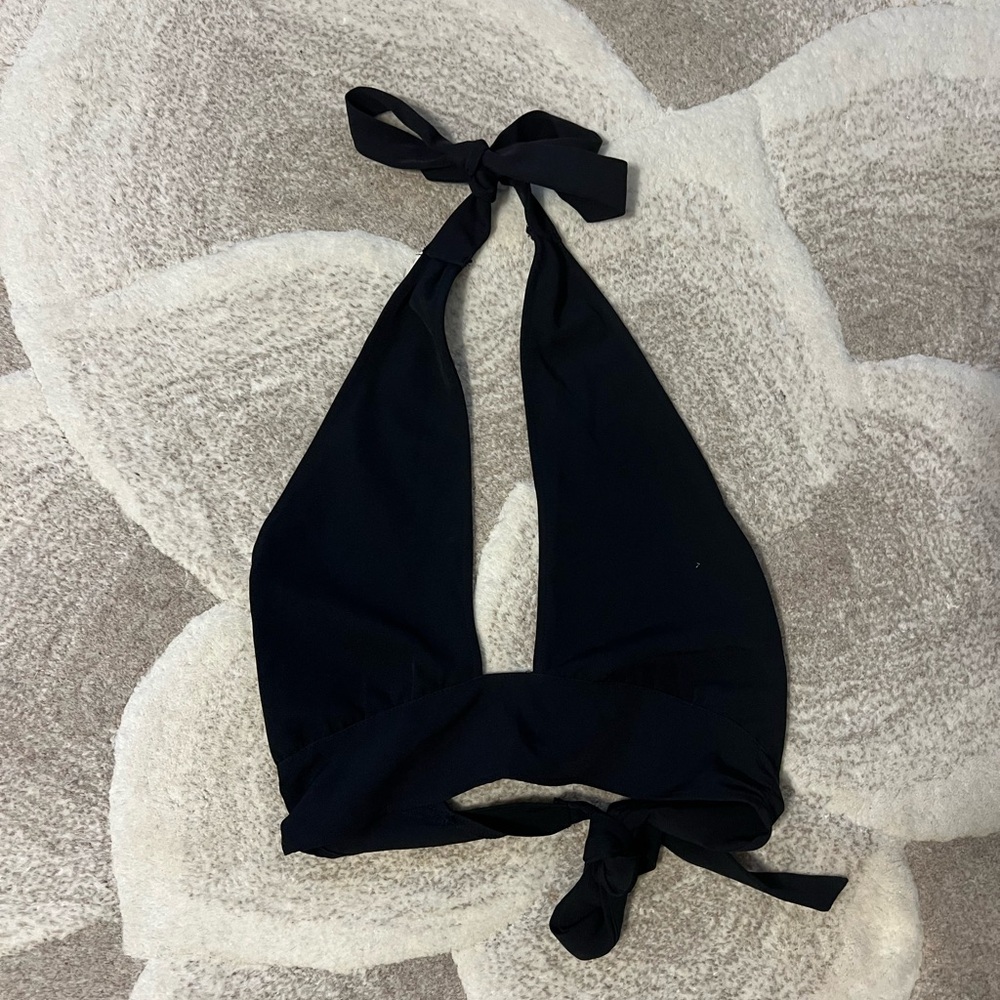 H&M Divided Black Halter Top